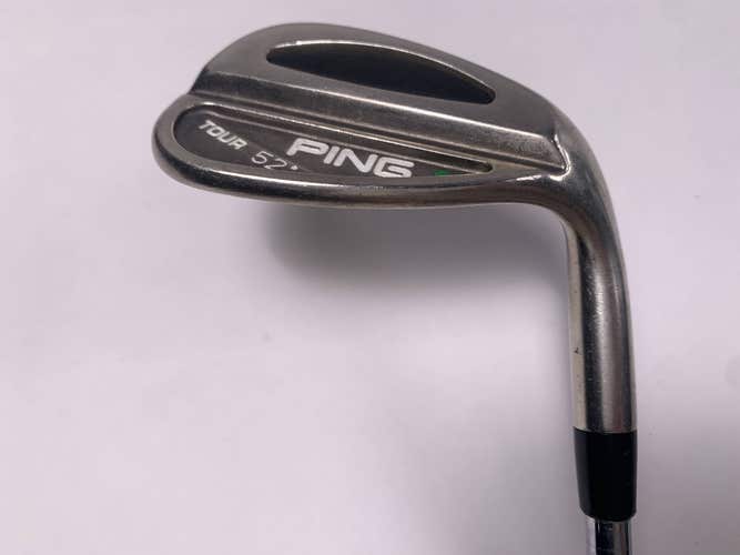 Ping Tour Chrome Gap Wedge GW 52* Green Dot 2* Up DG Wedge Steel Mens RH