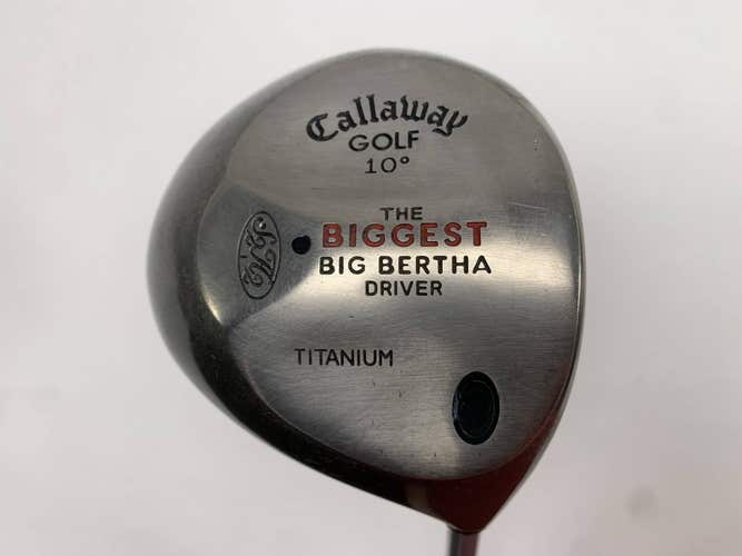 Callaway Biggest Big Bertha Driver 10* Apollo Shadow UL Regular Graphite Mens RH