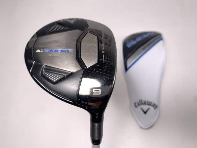 Callaway Paradym Ai Smoke Max Fast 9 Fairway Wood 25* Eldio 40g Ladies RH HC