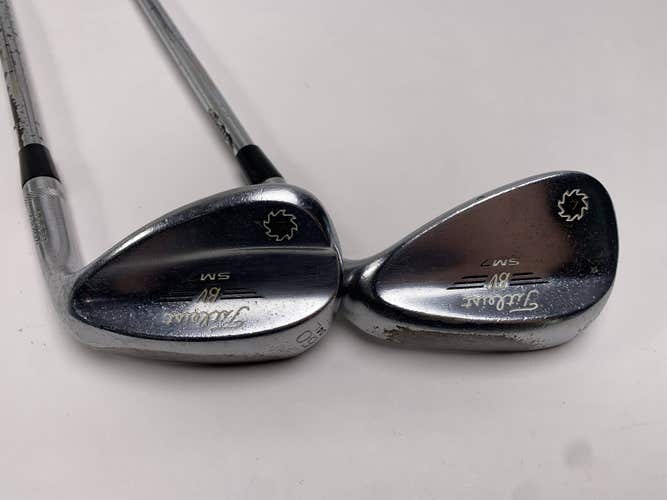 Titleist Vokey SM7 Tour Chrome Wedge Set 56* 10 | 60* 4 Wedge Steel Mens RH