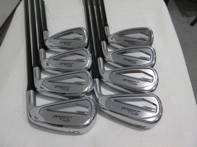 Titleist T350 Iron Set - 5-PW, AW, GW- Tensei Senior Graphite -0.5" Short - MINT