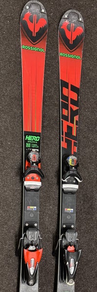 157 cm Rossignol HERO ATHLETE FIS SL Skis With Look SPX12 Bindings