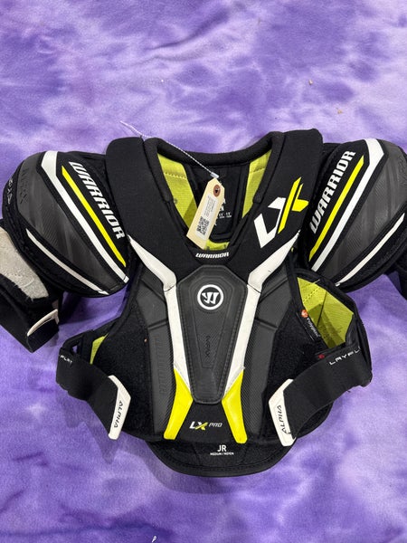 Medium Junior Warrior ALPHA LX PRO Shoulder Pads (Used)