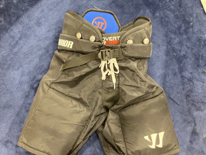 Black Youth Large Warrior Covert QR Edge Hockey Pants (Used)