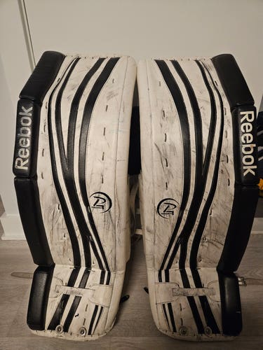 35" + 2 Reebok Premier 4 Pro Goalie Leg Pads (Used)