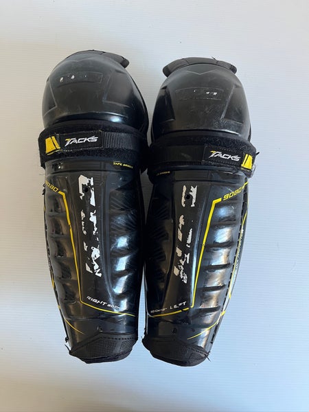 Used Junior CCM Tacks 9080 12" Shin Pads