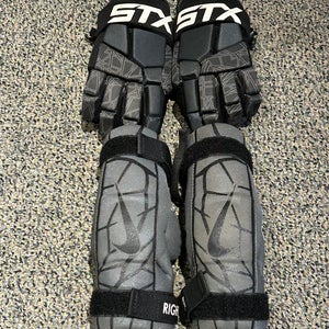 Used STX Youth Small Gloves & Elbow Pad Combo