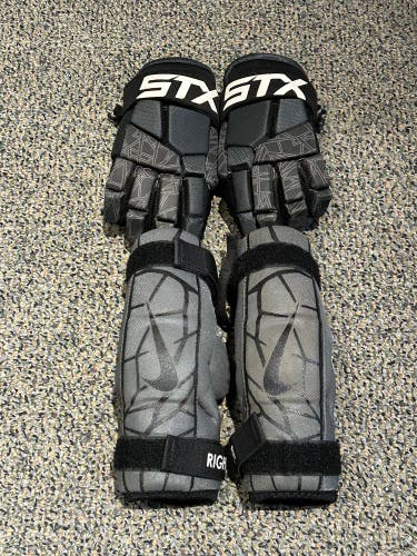 Used STX Youth Small Gloves & Elbow Pad Combo