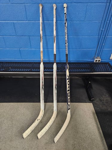 Senior Reebok 6K Pro Regular Goalie Stick 26" Paddle Pro Stock (Used)