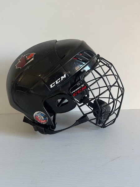 Used Black Large CCM FL 60 Helmet
