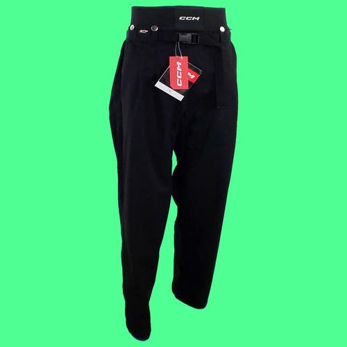 Black Medium CCM Referee Pant Shell Black (New)
