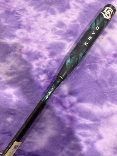 Black 2025 Louisville Slugger Kryo Composite Bat (-10) Composite 21 oz 31" (Used)