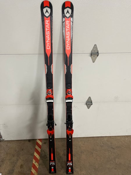 Men's 2017 Dynastar Speed WC FIS GS 175 cm Racing Skis With Bindings Max Din 15 (Used)