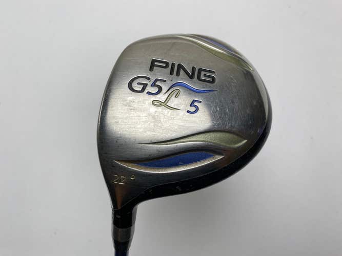 Ping G5 Ladies 5 Fairway Wood 22* ULT50F Ladies Graphite Womens LH