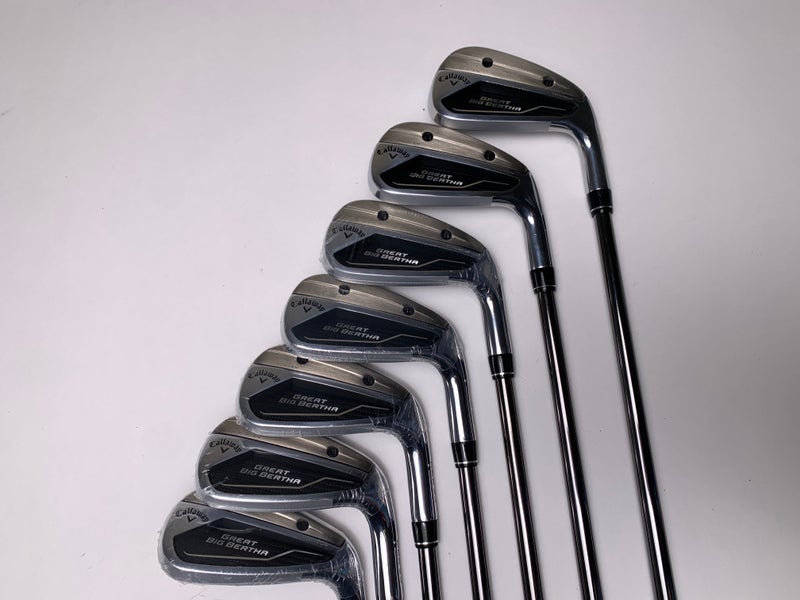 Callaway Great Big Bertha 23 Iron Set 6-PW+AW+SW Helium 50L I 50g Ladies RH NEW