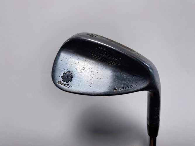 Titleist Vokey SM5 Tour Chrome Sand Wedge SW 56* 14 Bounce F-Grind Wedge Mens RH