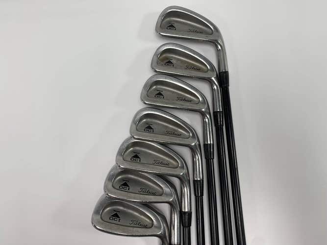 Titleist DCI Black Iron Set 3-9 Tri-Spec Stiff Graphite Mens RH