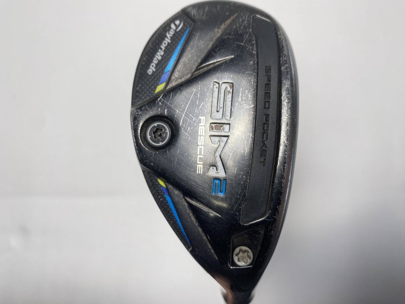 TaylorMade SIM2 Rescue 3 Hybrid 19.5* Tensei Blue Raw AV Series 80g Stiff RH