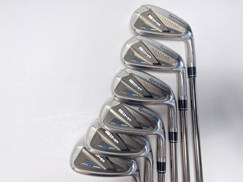 TaylorMade SIM2 MAX Iron Set 6-PW+GW UST Mamiya Recoil ESX 460 F2 Senior RH