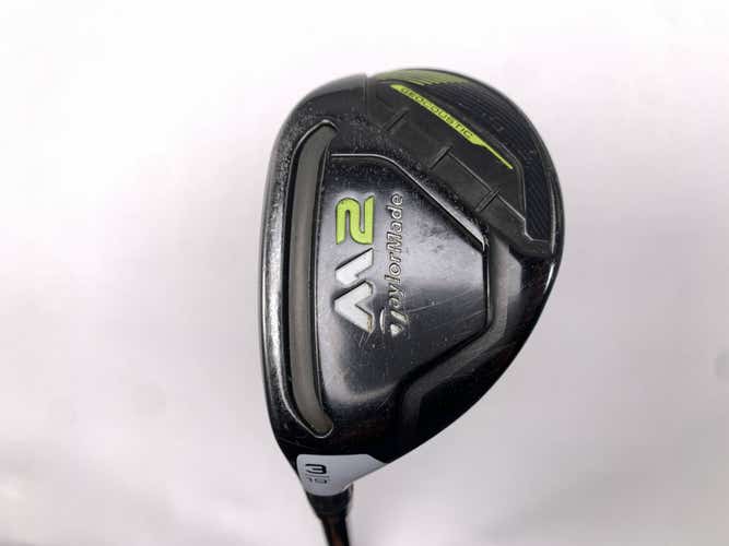 TaylorMade M2 2017 3 Hybrid 19* M2 REAX 75g Stiff Graphite Mens LH Midsize Grip