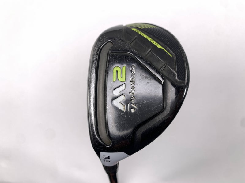 TaylorMade M2 2017 3 Hybrid 19* M2 REAX 75g Stiff Graphite Mens LH Midsize Grip