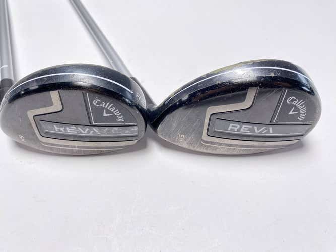 Callaway REVA 5 & 6 Hybrid Set 25* 28* Reva Ladies Graphite Womens RH