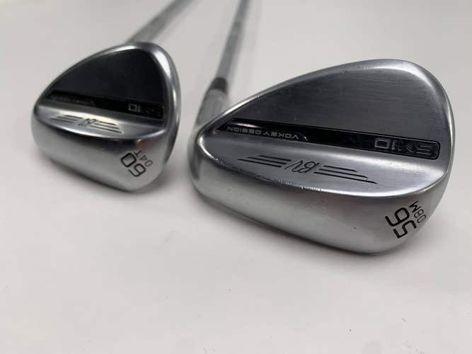 Titleist Vokey SM10 Tour Chrome Wedge Set 56* 8 | 60* 4 Wedge Steel Mens RH