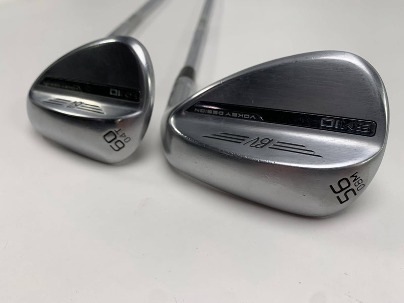 Titleist Vokey SM10 Tour Chrome Wedge Set 56* 8 | 60* 4 Wedge Steel Mens RH