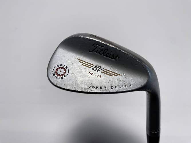 Titleist Vokey Spin Milled Chrome 2009 Sand Wedge SW 56* 11 Wedge Steel Mens RH