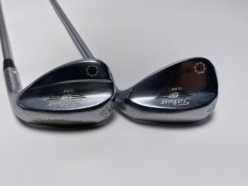 Titleist Vokey SM7 Tour Chrome Wedge Set 54* 8 58* 8 Wedge Steel Mens RH