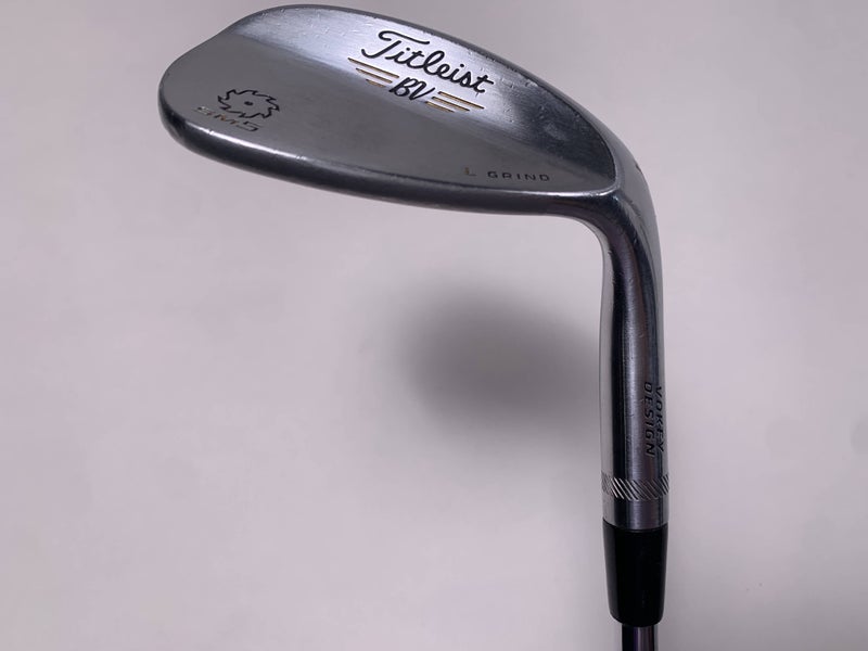 Titleist Vokey SM5 Tour Chrome Lob Wedge LW 58* 4 L-Grind Wedge Steel Mens RH