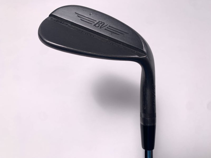 Titleist Vokey SM8 Jet Black Sand Wedge SW 52* 8 F-Grind Wedge Steel Mens RH