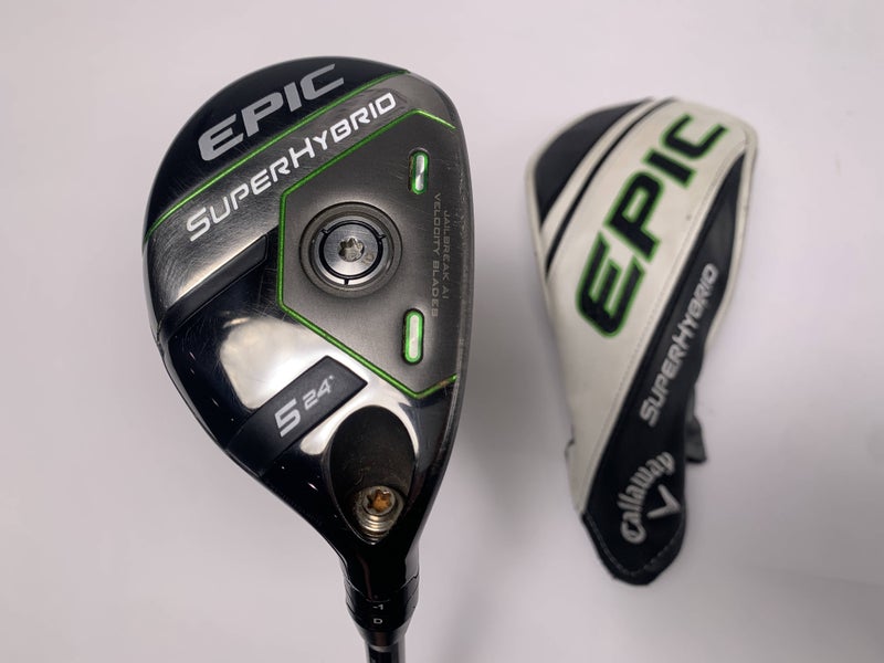 Callaway EPIC Super 5 Hybrid 24* AeroTech SteelFiber fc75 F3 Regular RH
