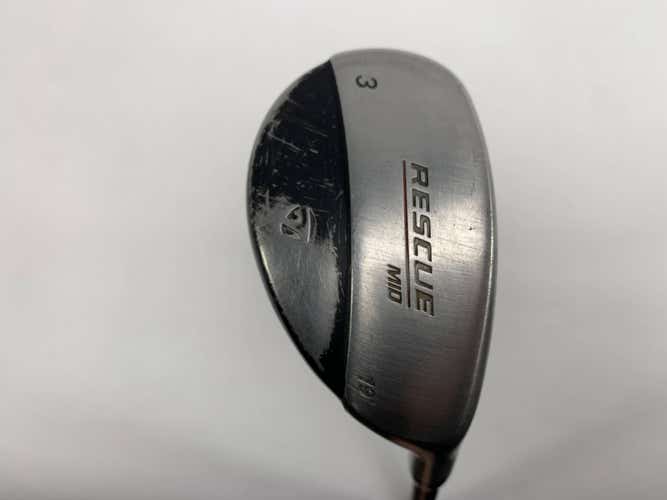 TaylorMade Rescue Mid 3 Hybrid 19* Stiff Graphite Mens RH