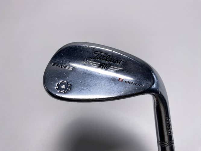 Titleist Vokey SM6 Tour Chrome Sand Wedge SW 54* 10 Bounce Wedge Steel Mens RH