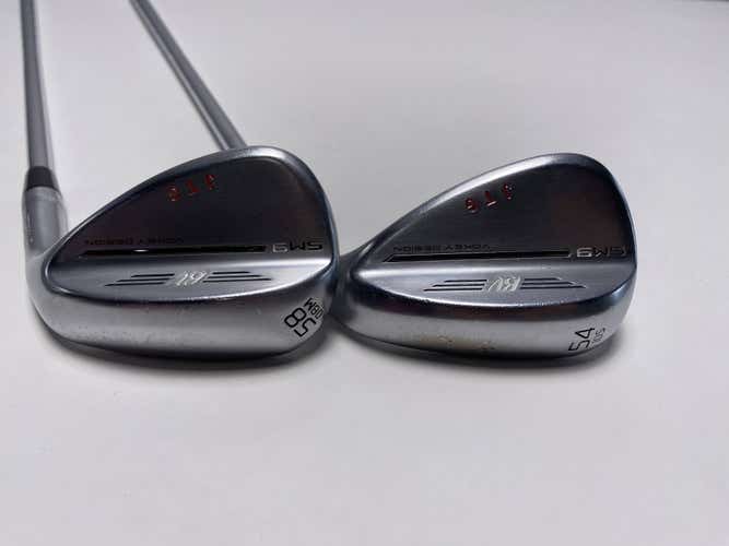 Titleist Vokey SM9 Tour Chrome Wedge Set 54* 10 | 58* 6 NS Pro 950 GH Mens RH