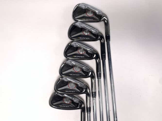 TaylorMade Burner 2009 Iron Set 4-GW SuperFast Regular Steel Mens RH- No 8i