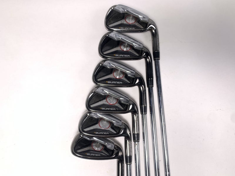 TaylorMade Burner 2009 Iron Set 4-GW SuperFast Regular Steel Mens RH- No 8i