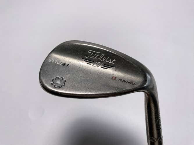 Titleist Vokey SM6 Tour Chrome Sand Wedge SW 56* 10 Bounce Wedge Steel Mens RH