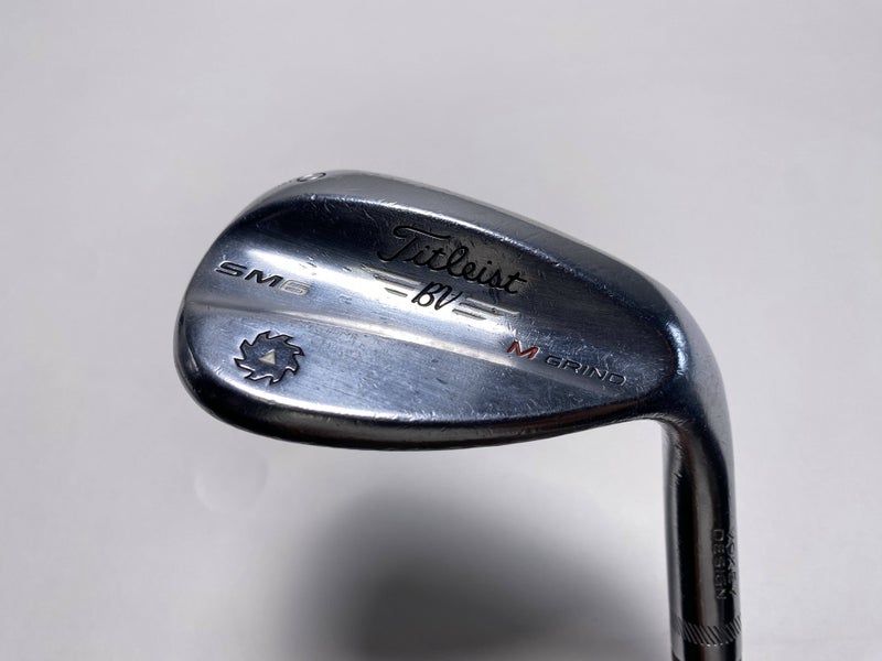 Titleist Vokey SM6 Tour Chrome Lob Wedge LW 60* 8 Kuro Kage Silver Tini Mens RH