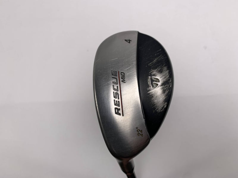 TaylorMade Rescue Mid 4 Hybrid 22* Stiff Graphite Mens LH Midsize Grip