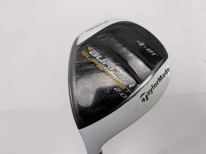 TaylorMade Burner Superfast 2.0 4 Hybrid 21* REAX 60g Regular Graphite Mens LH