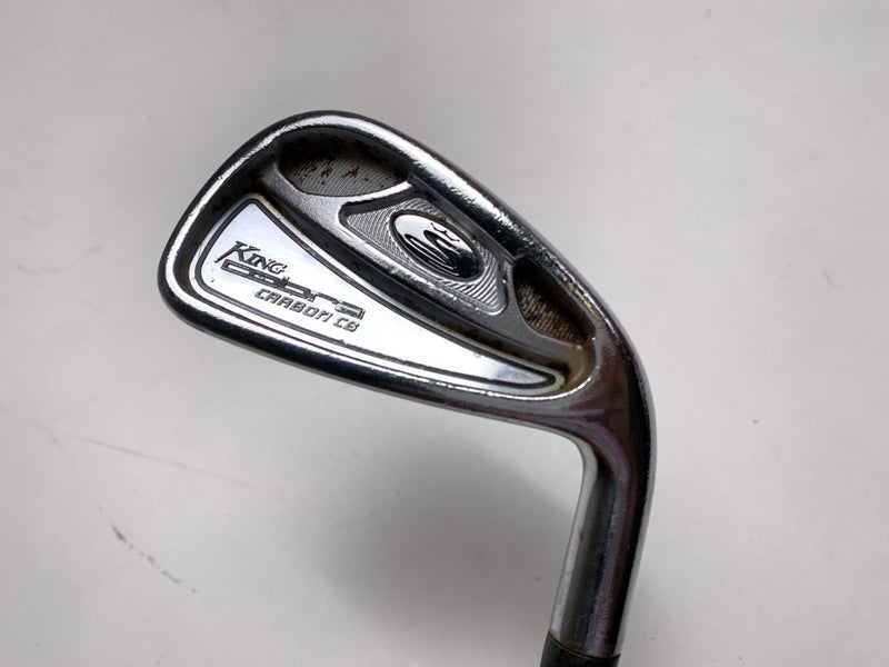 Cobra Carbon CB Single 6 Iron True Temper Dynamic Gold S300 Stiff Steel Mens RH
