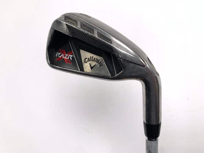 Callaway Razr X Single 6 Iron Regular Steel Mens RH