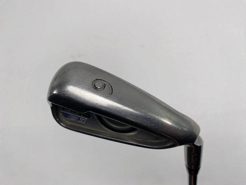Ping G 2016 Single 6 Iron Black Dot AWT 2.0 Regular Steel Mens RH Midsize Grip