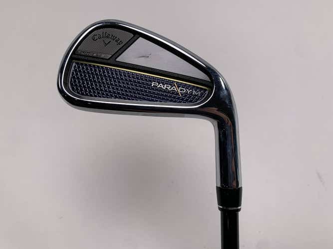 Callaway Paradym Single 6 Iron Fujikura Vista Pro 70g Regular Graphite Mens RH