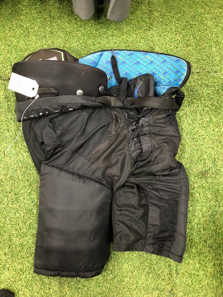 Black Junior Medium Bauer X Hockey Pants (Used)