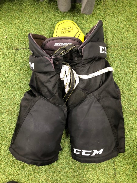 Black Junior Large CCM Tacks 9060 Hockey Pants (Used)
