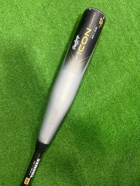 2023 Rawlings Icon Composite Bat USABat Certified (-10) Composite 20 oz 30" (Used)