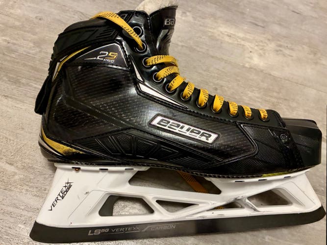 Bauer Supreme 2S Pro Hockey Goalie Skates 11.5 (Used)